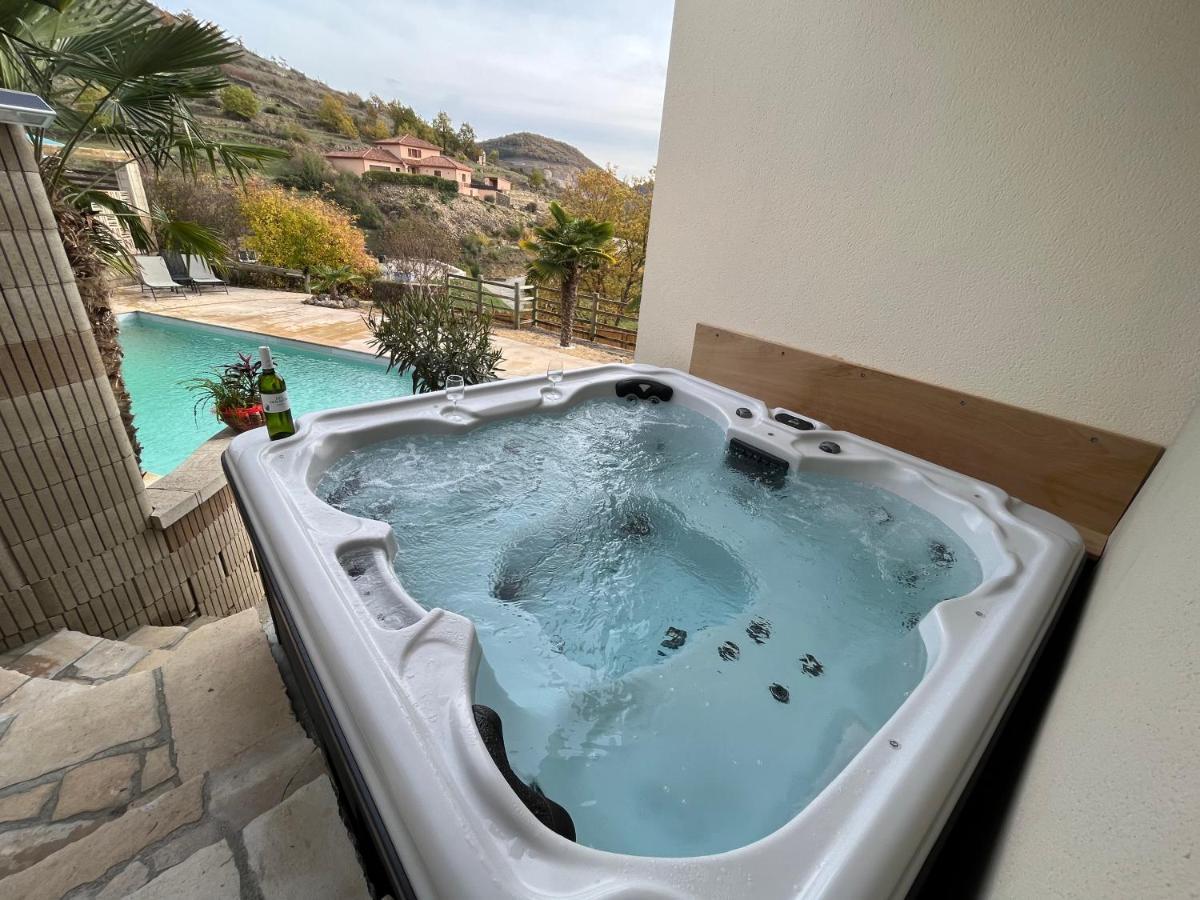 Les Palmiers Des Causses Villa Saint-Rome-de-Tarn Kültér fotó